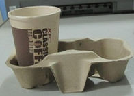 Người giữ cốc cà phê Bột giấy Sản phẩm đúc có độ dẻo tốt / Hỗ trợ Tùy chỉnh