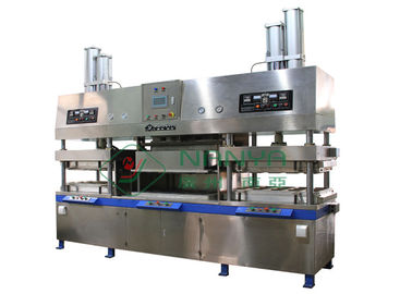 Máy làm bộ đồ ăn bán tự động phân hủy sinh học để tiêm bột giấy đúc