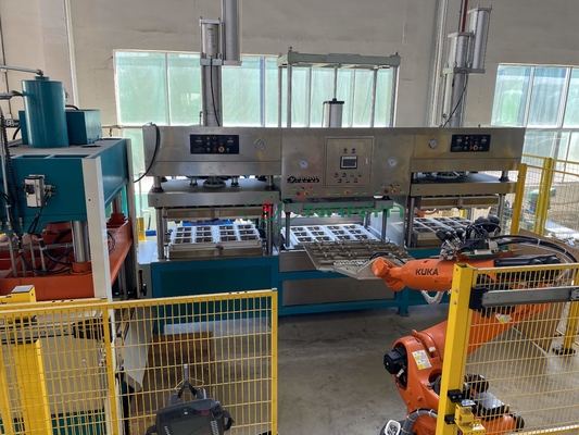 Thiết bị sản xuất đồ ăn nhanh PLC + điều khiển màn hình cảm ứng