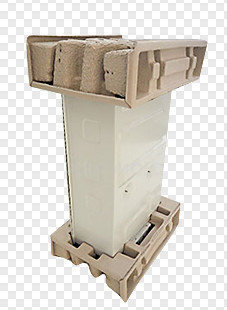 Máy làm trứng bột giấy bán tự động với xi lanh đôi