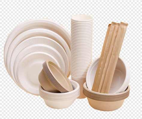 Máy làm bộ đồ ăn hoàn toàn tự động, Thiết bị ép bột giấy 3000 Cái / H