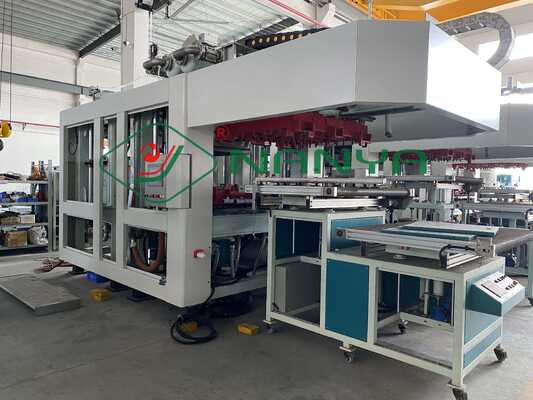 300Kg / H Thiết bị đúc bột giấy có thể phân hủy sinh học 40 tấn Áp suất