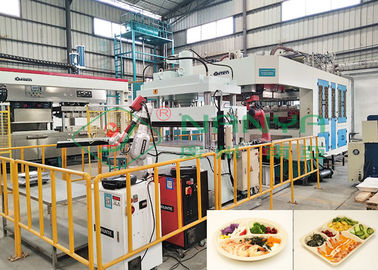 Thân thiện với môi trường Robot Robot Arm Bagasse Bộ đồ ăn bằng sợi