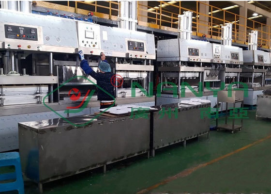 Máy làm bộ đồ ăn bằng bột tre 8 tấn / ngày