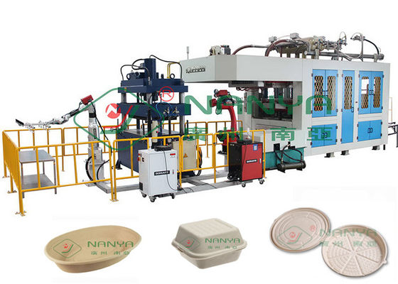 300Kg / H Thiết bị đúc bột giấy có thể phân hủy sinh học 40 tấn Áp suất