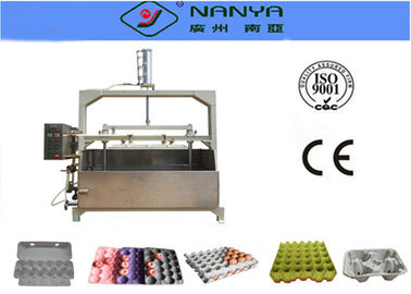 Chất thải tái chế bán tự động Máy nghiền bột giấy Làm trái cây / Khay y tế 800 Cái / H