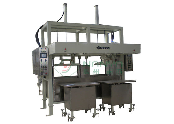 Máy tạo hình khay trứng đôi, máy nghiền bột giấy