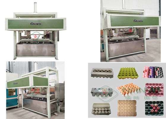 CE Hot Air Dry Automatic Paper Pulp Egg Máy Máy với 1 Máy sấy