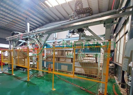 Máy ép bột giấy bộ đồ ăn bã mía với cánh tay robot