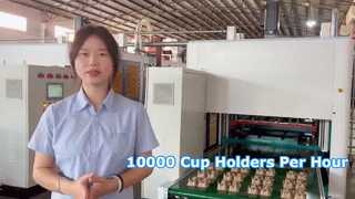 Dây chuyền sản xuất giá đựng cốc hoàn toàn tự động Nanya